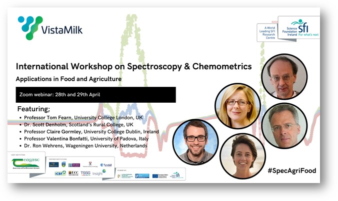 International Workshop on Spectroscopy and Chemometrics: Applications in Food and Agriculture | VistaMilk